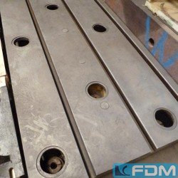 Other accessories for machine tools - bolster plate - Aufspannplatte 