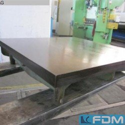 Other accessories for machine tools - Surface Plate - WMW AP 635x635x155
