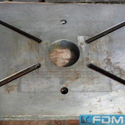 bolster plate - AUFSPANNPLATTE 895 x 615