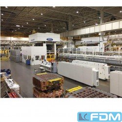 Hydraulic Double-Column (Drawing) Press - SCHULER Formh&auml;rteanlage / hot forming line