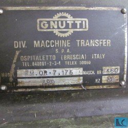 Chucking Automatic Lathe - Multi Spindle - GNUTTI FM OR 7.175