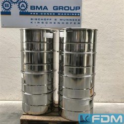 Lidded Drums with stackable base - M&uuml;ller 