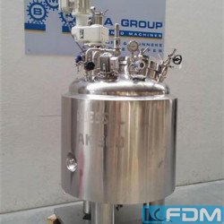 Pressure/heating vessel of stainless steel with stirrer - Diessel