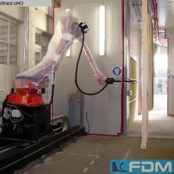 Fensterlackieranlage - FINITURE Spritzroboter RAS -Video-