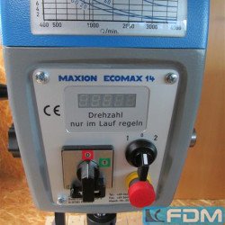 Tischbohrmaschine - MAXION ECOMAX 14 - sofort lieferbar
