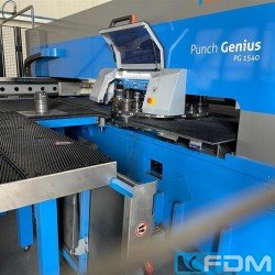 Blechbearbeitung / Scheren / Biegen / Richten - Stanzmaschine - hydraulisch - PRIMA POWER GENIUS PG1540